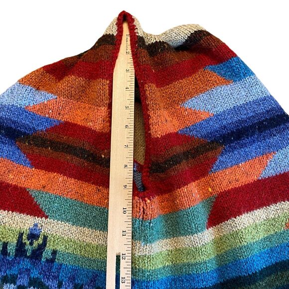 Northern Isles Sweater Vest Womens XL Multi Striped Acrylic V Neck Button Front - Picture 4 of 15